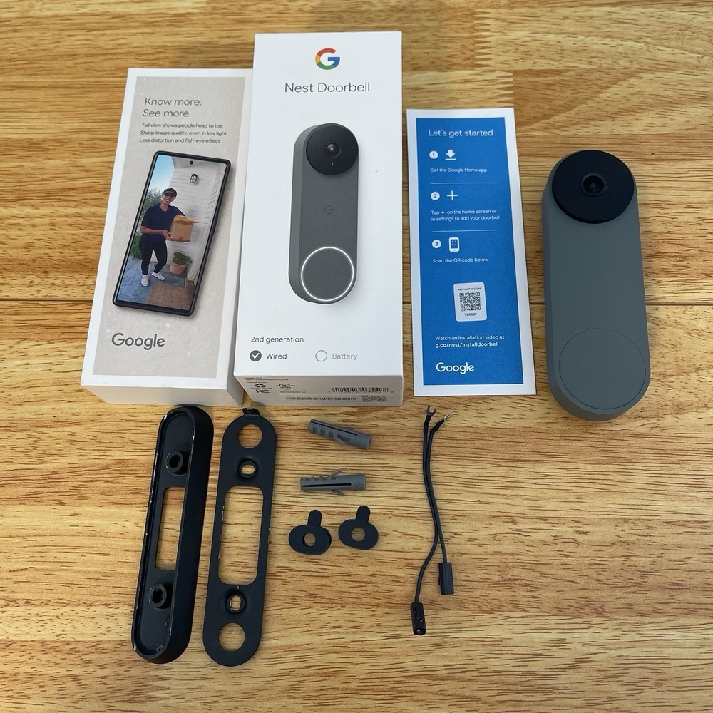 Google Nest Doorbell, Wired - Used Great Condition